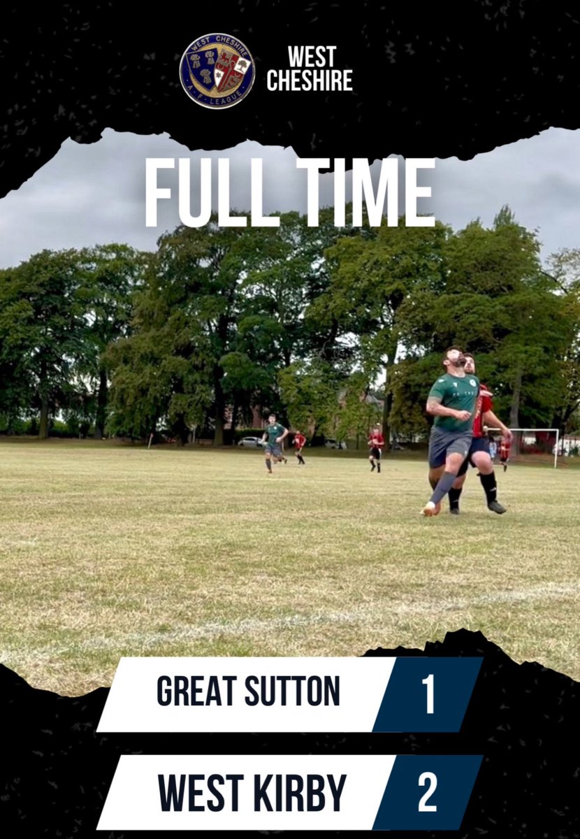 West Kirby FC 1st team (@westkirby1st) on Twitter photo ⚫️⚪️ Full Time Result ⚫️⚪️
Nice 3 points to start to league season, not at our normal standard today but we came away with the points.
Lots more to come from this young but very talented squad.
Goals from
Peter Bartozzi
Josh Abbott
<a href="/ProspectCap/">Prospect Capital</a> MOM today Peter Bartozzi ⚫️⚪️ Full Time Result ⚫️⚪️
Nice 3 points to start to league season, not at our normal standard today but we came away with the points.
Lots more to come from this young but very talented squad.
Goals from
Peter Bartozzi
Josh Abbott
<a href="/ProspectCap/">Prospect Capital</a> MOM today Peter Bartozzi