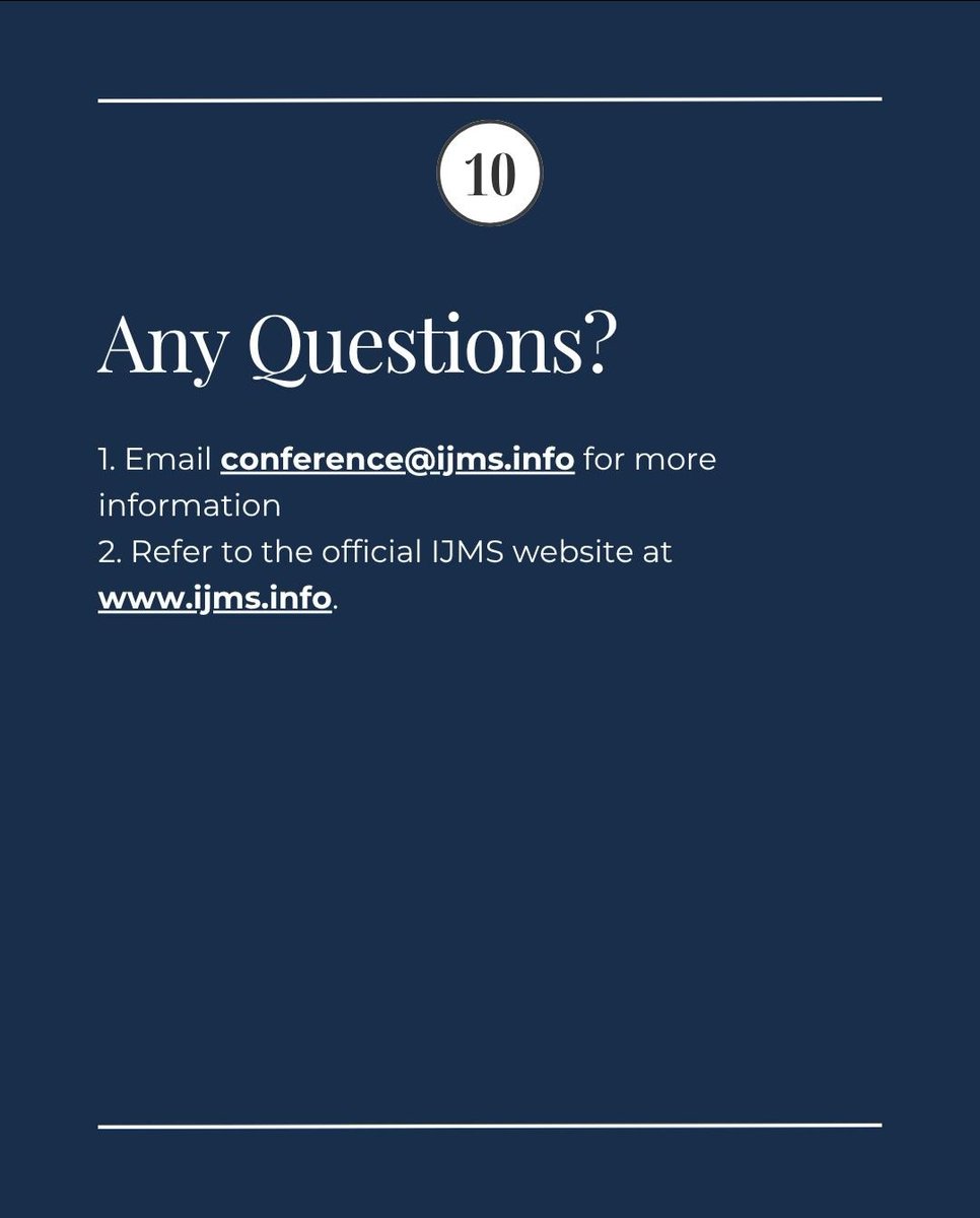 International Journal of Medical Students tweet media