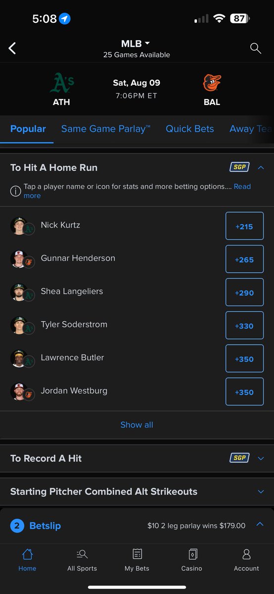 Gunnar at 265 at 13HRs in 116 games your odds are diabolical robbing the community you fucking thieves <a href="/FDSportsbook/">FanDuel Sportsbook</a>