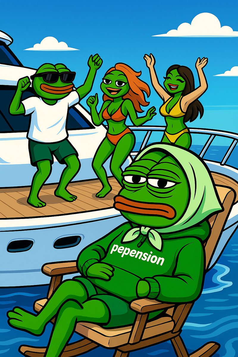 Build your better retire with $PEPENSION 
CA: T1Hf5w9772oCkp8cnhoSdKdfjsKieVGEnDuNJeEpump