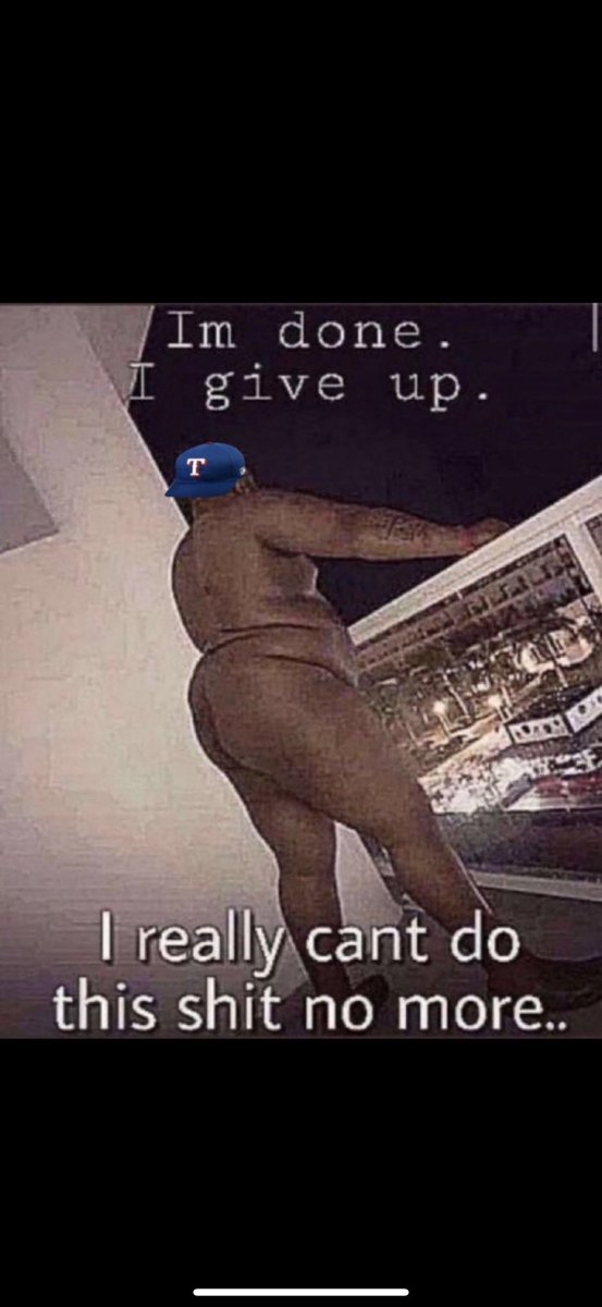 CodyChadfordFan's tweet photo. I’m ready to be hurt again today. It is what it is https://t.co/bBA40nTCfq