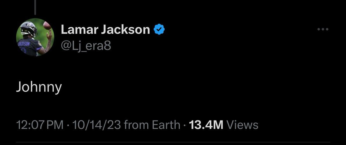 This is what Lamar was talking about