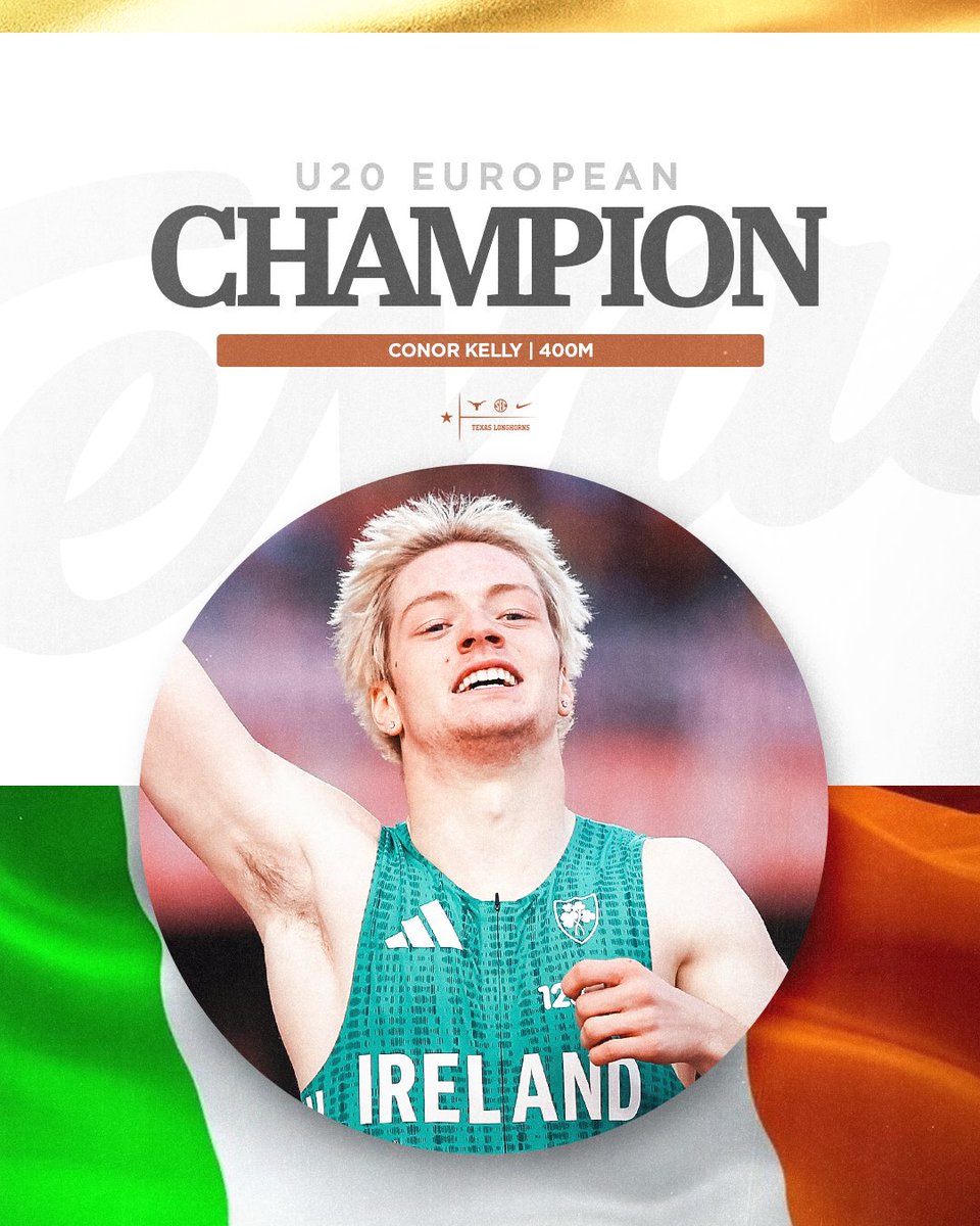 Texas T&F/XC (@texastfxc) on Twitter photo future's looking bright for our Longhorns after Conor Kelly brings home ๐ฅ in the 400m (45.83) at the U20 European Championships ๐ค
#HookEm future's looking bright for our Longhorns after Conor Kelly brings home ๐ฅ in the 400m (45.83) at the U20 European Championships ๐ค
#HookEm