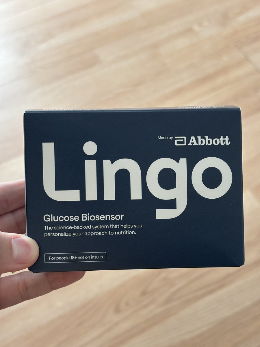 TabletConnect's tweet image. Trying Lingo glucose monitor from Abbott.