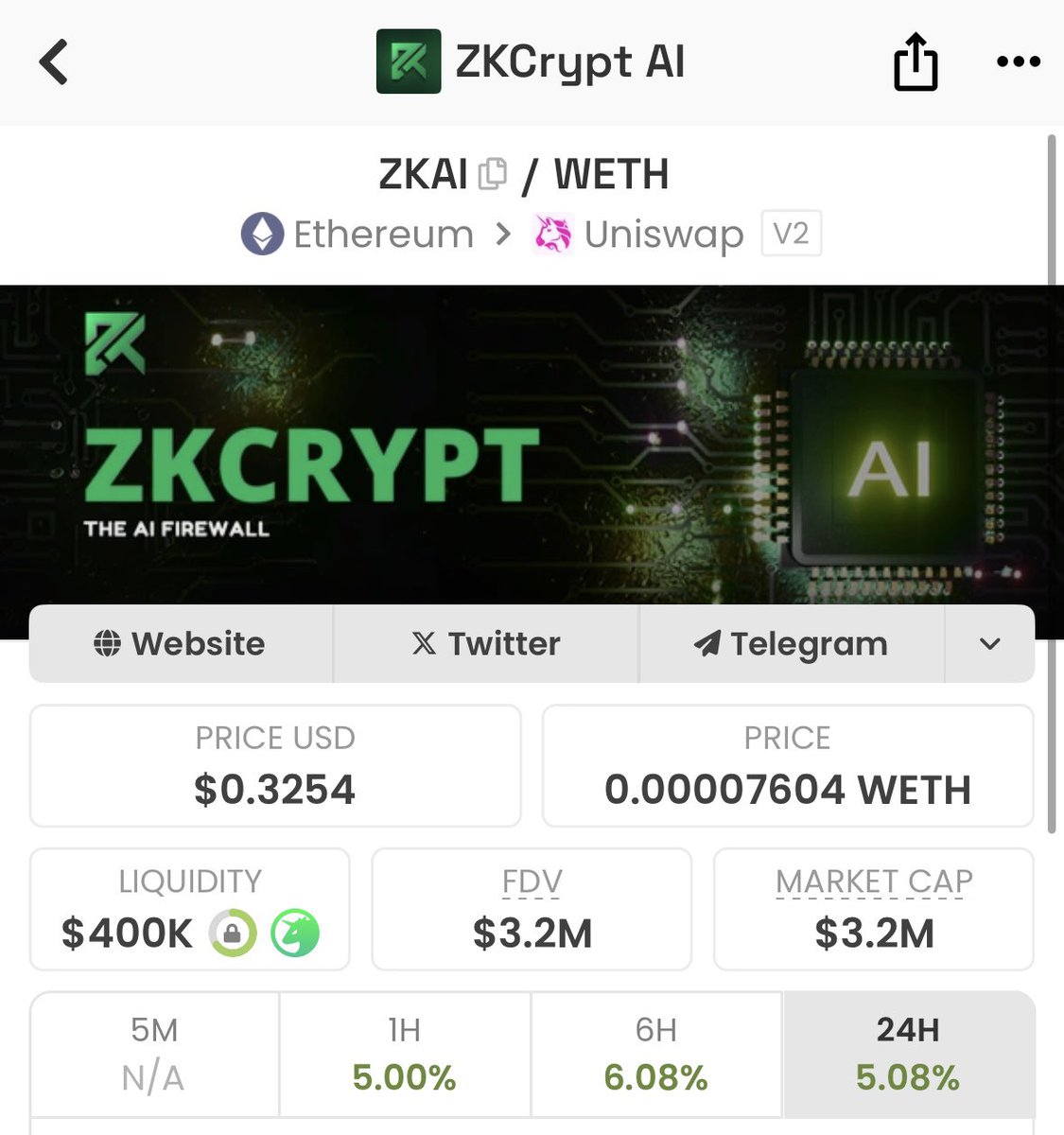 Crypto Piccolo (@piccolocag) on Twitter photo Lots & lots of Fundamental things cooking at <a href="/ZKCryptAI/">ZKCrypt AI</a>
If u are still sidelined, maybe consider getting a bag before we move to 10m+ mcap
Teams that have been consistently building during the bearish months are the teams u have to be bullish on
I believe we will see ATHs in Lots & lots of Fundamental things cooking at <a href="/ZKCryptAI/">ZKCrypt AI</a>
If u are still sidelined, maybe consider getting a bag before we move to 10m+ mcap
Teams that have been consistently building during the bearish months are the teams u have to be bullish on
I believe we will see ATHs in
