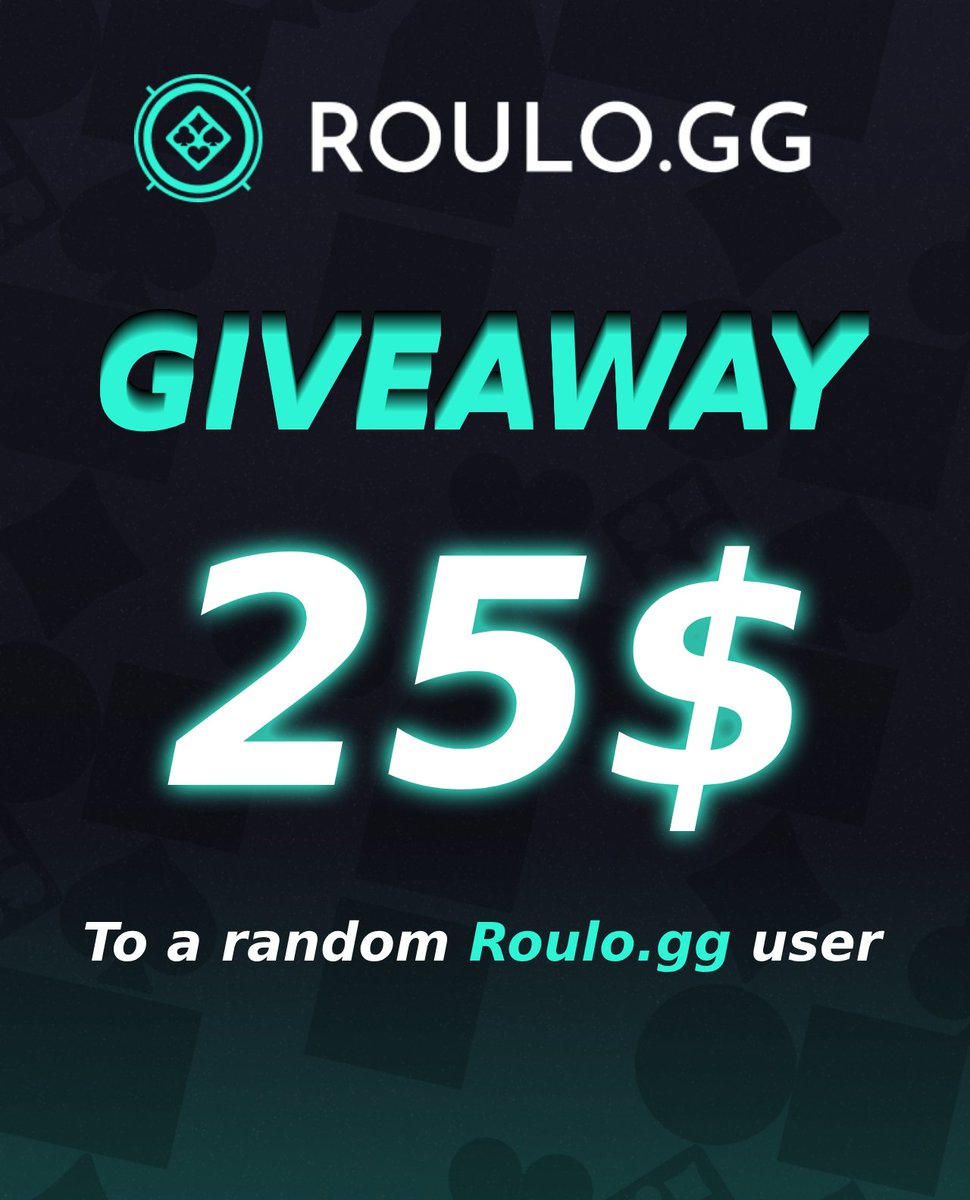Another 25$ WEEKLY GIVEAWAY for you guys🎁
-Like and RT 
-Tag a friend 
-Follow us
 -Comment Roulo username Winner will be announced on the weekend