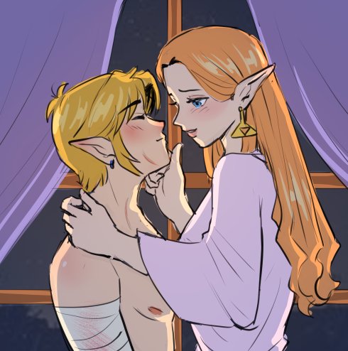 Zelink doodle cuz I need them 🥹