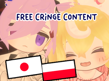 Próba uczenia <a href="/KaffiTaru/">KaffiTaru 💛☕️🦊「︎PLVtuber」</a> języka japońskiego w VRChat'cie. Chaos dostępny na kanale Kaffi! 
youtu.be/qY4Q0Mtt7MY 
Czy anime dziewczynki po polsku to dobra seria? 
Może nawet jeśli nie, to bawimy się świetnie będąc w swoim żywiole! :D