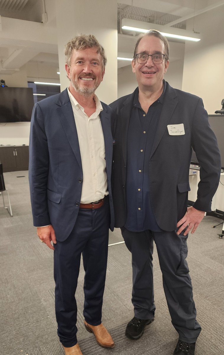 Great hang last night with my favorite Congressman <a href="/RepThomasMassie/">Thomas Massie</a>