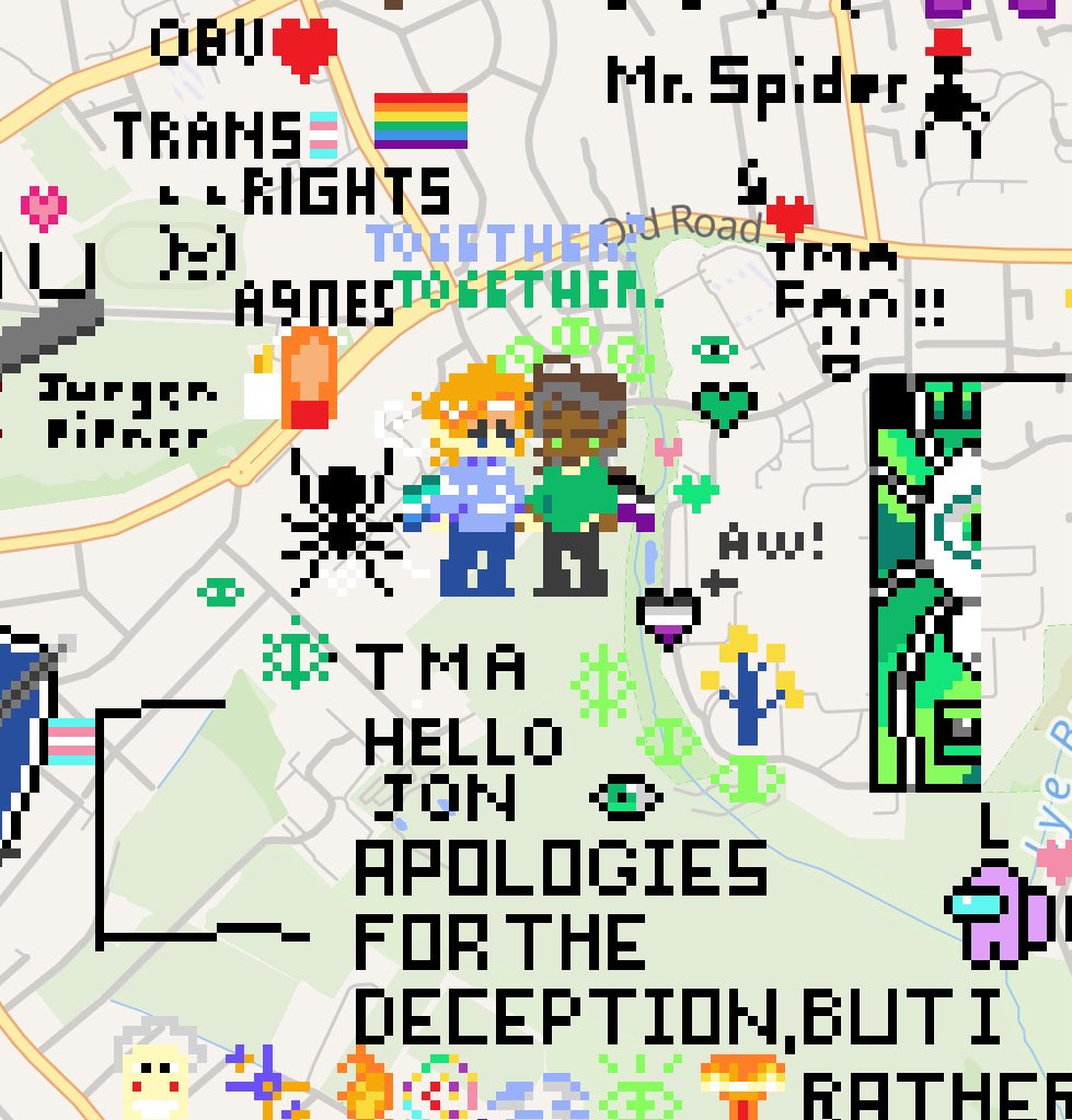 AM0SSING's tweet image. had a bit of a look for tma on wplace 💥