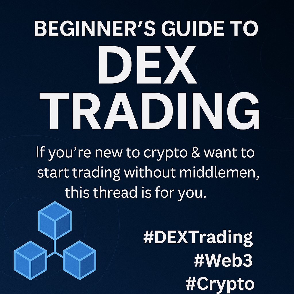Abdullahiweb3_'s tweet image. 🚀 Beginner’s Guide to DEX Trading
New to crypto? Learn how to trade without middlemen &amp;amp; keep full control of your funds.

💡 Simple tips for beginners
📊 DEX basics explained
⚠️ Risks &amp;amp; how to stay safe

Start your Web3 journey today 👇
#DEXTrading #Web3 #Crypto #Blockchain