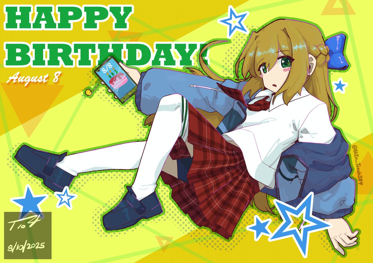 happy birthday to Narumi!

I tried my best :')

(pretend it's her bday today, k?)

#T104illusts #ocart