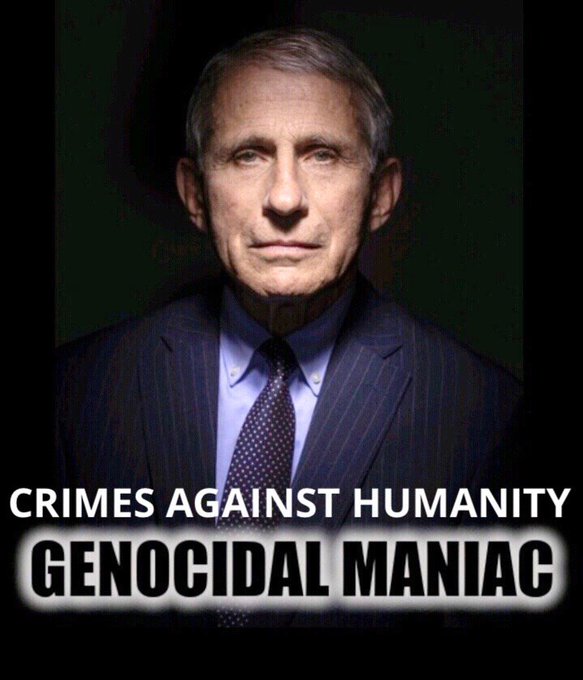 Fauci ADMITIÓ en sus propios correos electrónicos que él PLANIFICÓ la “pan-demia”… no se puede permitir un indulto para quien ha cometido un GEN0CIDI0 contra la humanidad… 

🔥🔥🔥🔥☄️