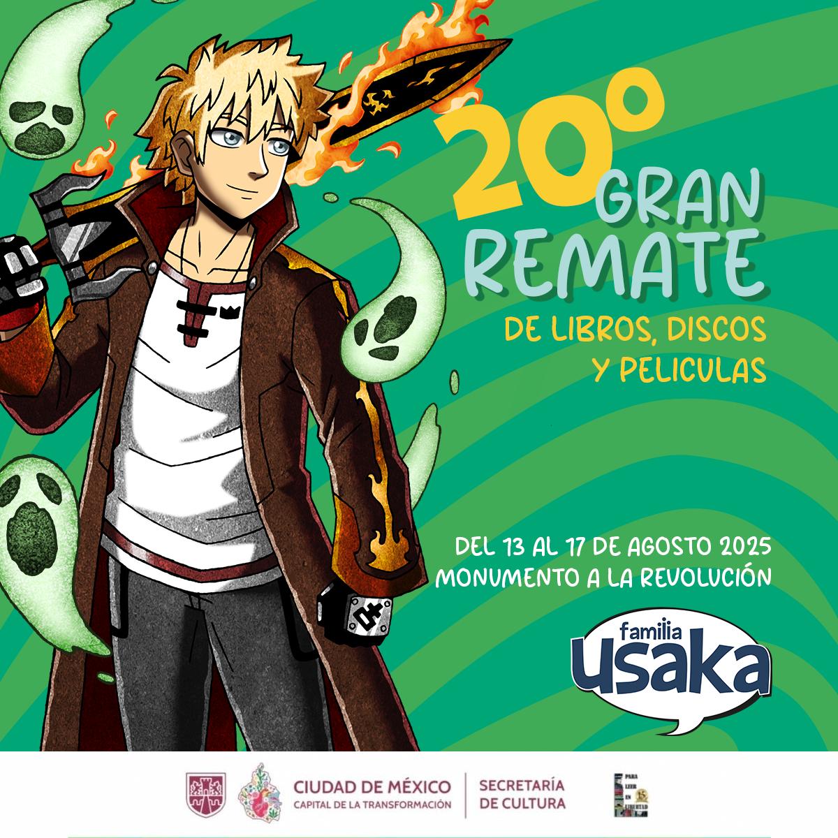 Pandilla comiquera!

Regresamos pa la CDMX pal Remate de Libros y Películas del Monumento a la Revolución! 

Nos encontrarán del 13 al 17 de agosto 😁. 

Apunten las fechas! 

Lee independiente, lee autogestión! 🔥🐙