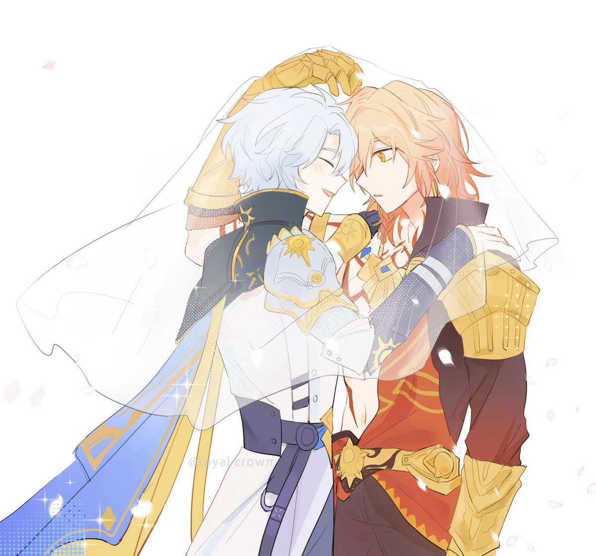 #myphai 
贴贴额头🥰🥰
其实是王和王妃在拍艺术照💒