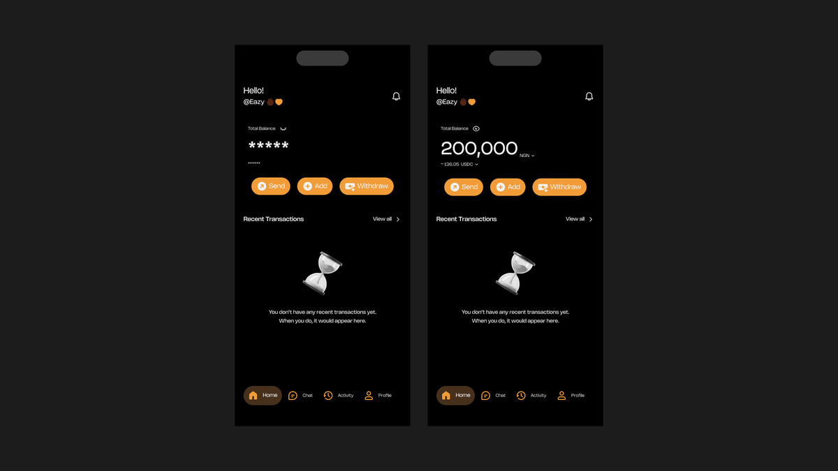 UNIV£RS£ (Overflow-arc) 🌱🎨 (@theunvrseffect) on Twitter photo I saw the dark mode of the <a href="/edenfi_onchain/">EdenFi - Capital for Africa</a> mobile app.
I decided to redesign it and make it look and feel more better.
Before I go on, these observations are from my POV, and I would also tolerant corrections.
1. In my design, I made the introduction more welcoming, by I saw the dark mode of the <a href="/edenfi_onchain/">EdenFi - Capital for Africa</a> mobile app.
I decided to redesign it and make it look and feel more better.
Before I go on, these observations are from my POV, and I would also tolerant corrections.
1. In my design, I made the introduction more welcoming, by