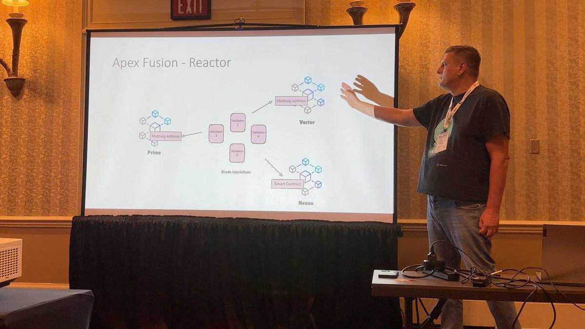 Skyline (@skyline_bridge) on Twitter photo A strong opening day at <a href="/RareEvo/">Rare Evo: A Blockchain Event</a>.
During <a href="/ApexFusion/">Apex Fusion</a>’s Cross-Chain Interoperability workshop, <a href="/SrdjanVukmirovi/">Srdjan Vukmirovic</a>, CEO at <a href="/ethernal_tech/">Ethernal</a>, presented "Multi-Chain Bridges – Uniting Blockchain Ecosystems", showcasing <a href="/skyline_bridge/">Skyline</a> and Reactor Router.
#RareEvo2025 <a href="/RareEvo/">Rare Evo: A Blockchain Event</a> A strong opening day at <a href="/RareEvo/">Rare Evo: A Blockchain Event</a>.
During <a href="/ApexFusion/">Apex Fusion</a>’s Cross-Chain Interoperability workshop, <a href="/SrdjanVukmirovi/">Srdjan Vukmirovic</a>, CEO at <a href="/ethernal_tech/">Ethernal</a>, presented "Multi-Chain Bridges – Uniting Blockchain Ecosystems", showcasing <a href="/skyline_bridge/">Skyline</a> and Reactor Router.
#RareEvo2025 <a href="/RareEvo/">Rare Evo: A Blockchain Event</a>