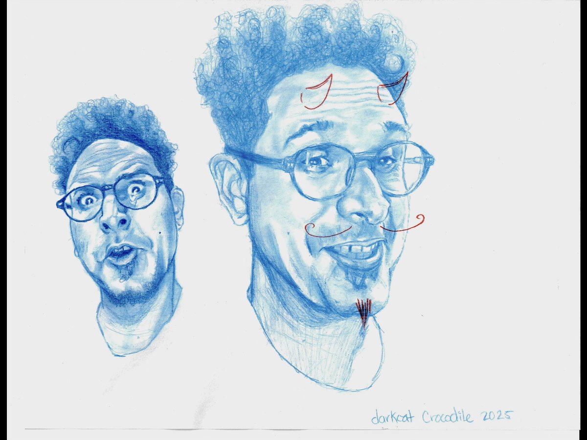 ✨☀️⛈️the origin of everything ⛈️☀️✨

Excellent show 
Brilliant performance from <a href="/CondeFabregat/">Conde Fabregat</a> 🙌❤️

#sketch #colorpancildrawing #portrait #artist #comedian #comediante #condefabregat