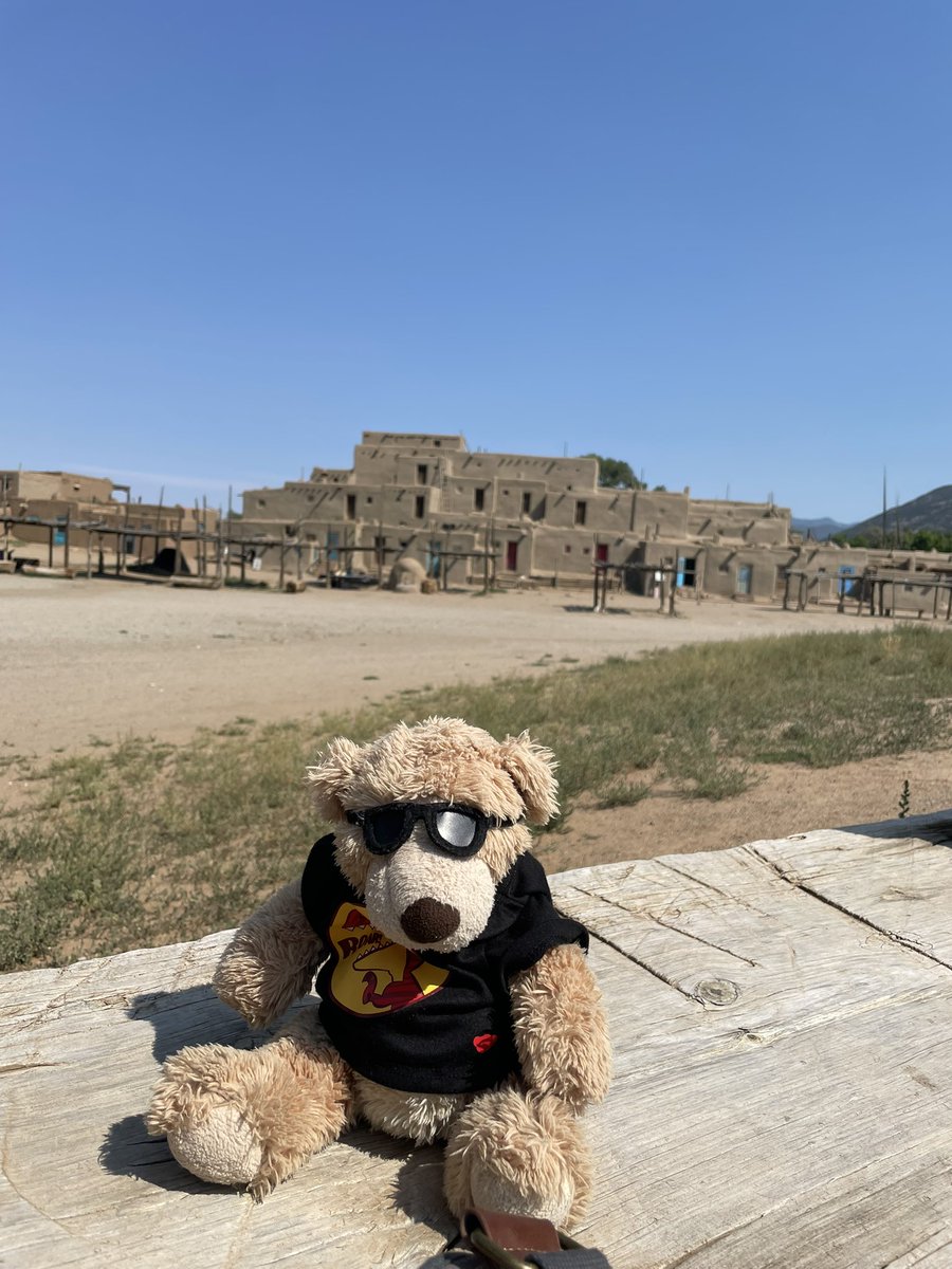 Off to explore Taos Pueblo today. Learnt lots from our tour guide and then had a lovely time going in all the little shops in the houses and seeing the beautiful jewellery and crafts. <a href="/TaosPueblo/">Taos Pueblo</a> #taospueblo