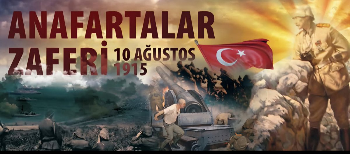 Anafartalar Geri Dönmeyi Düşünmeden Gidenlerin Zaferidir. 
Anafartalar Zaferi'nin 110. Yılı Kutlu Olsun.
Başta Gazi Mustafa Kemal #ATATÜRK olmak üzere Şehit Olan Tüm Silah Arkadaşlarını Sevgi, Saygı Ve Minnetle Anıyoruz. 🇹🇷
#AnafartalarZaferi
#ÇanakkaleGeçilmez
#10Ağustos1915