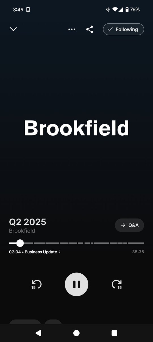 Going for a run and listening to my favorite workout playlist.

$BN
