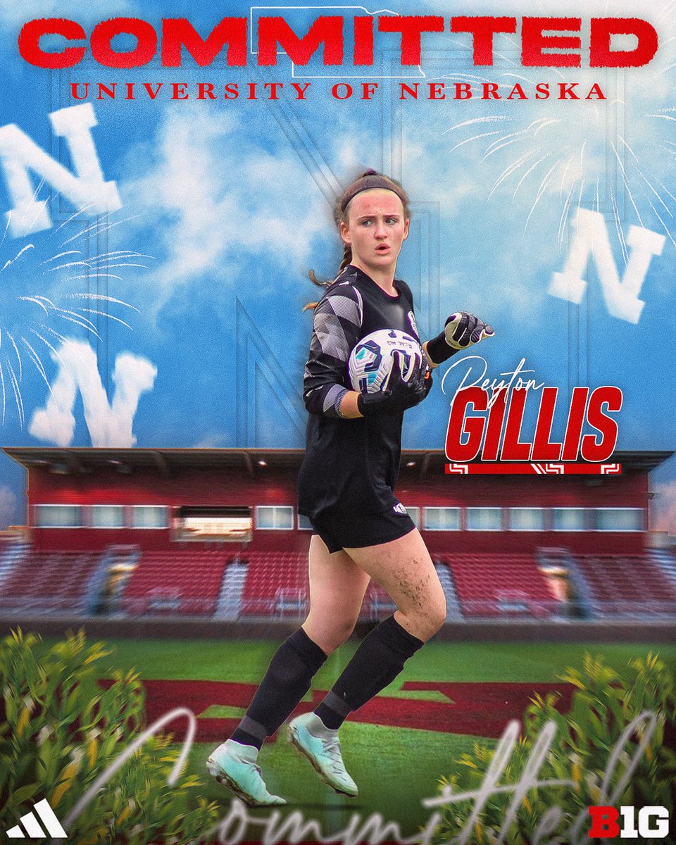 Peyton Gillis (@gillis_peyton) on Twitter photo I am so incredibly blessed and excited to announce my commitment to play soccer at the University of Nebraska! None of this would be possible without the Lord’s hand in my life. 
Thank you so much to my parents, Taylor, siblings, friends, teammates, for supporting me through it I am so incredibly blessed and excited to announce my commitment to play soccer at the University of Nebraska! None of this would be possible without the Lord’s hand in my life. 
Thank you so much to my parents, Taylor, siblings, friends, teammates, for supporting me through it