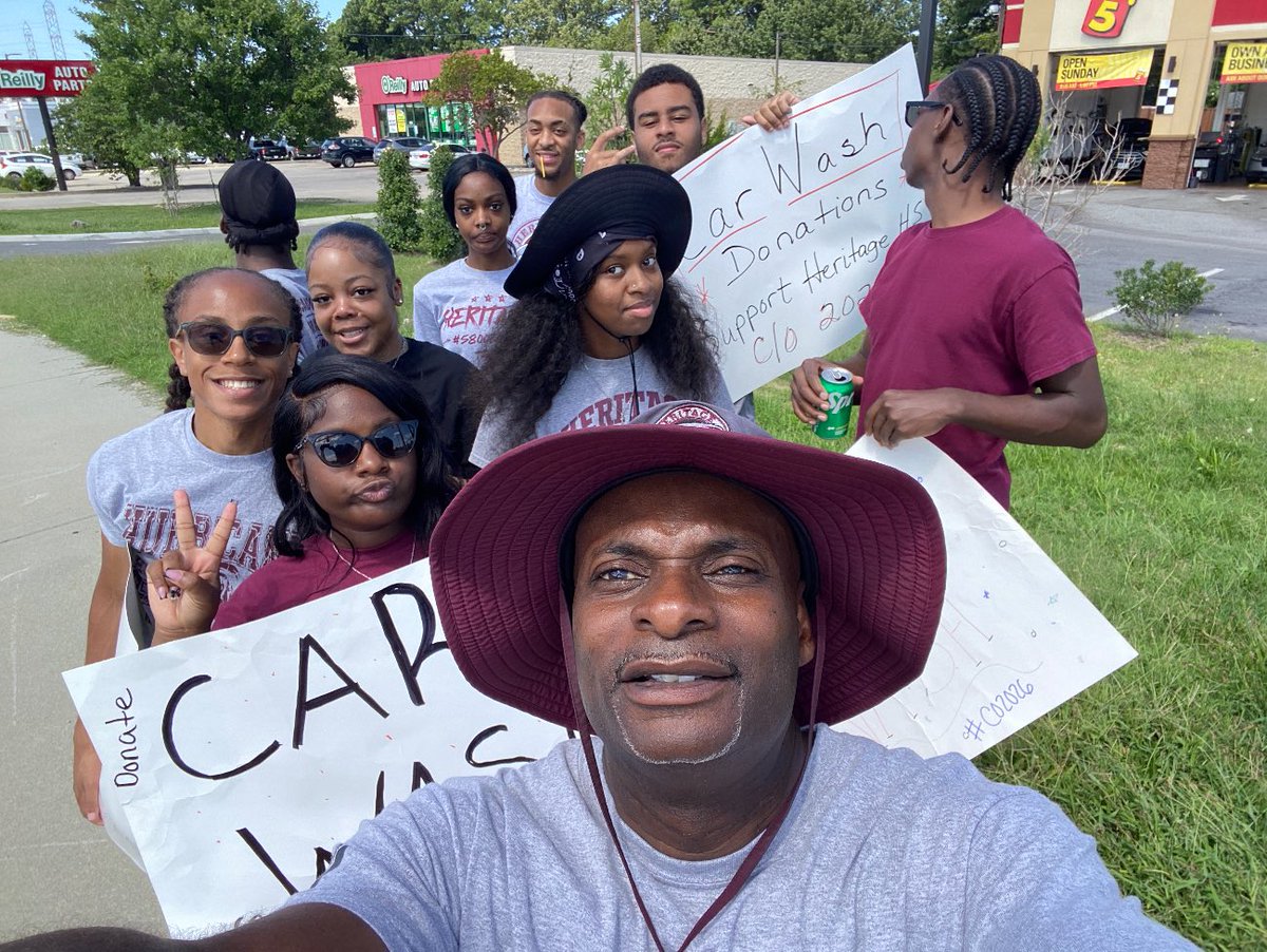 dr_diron's tweet photo. Class of 2026 putting in the work! πͺ Proud of you all! Big salute to Mr. Chandler, our amazing Senior Class Sponsor, for his leadership and dedication! #ClassOf2026 #SeniorStrong @HeritageHS https://t.co/8L6yKgxDi7