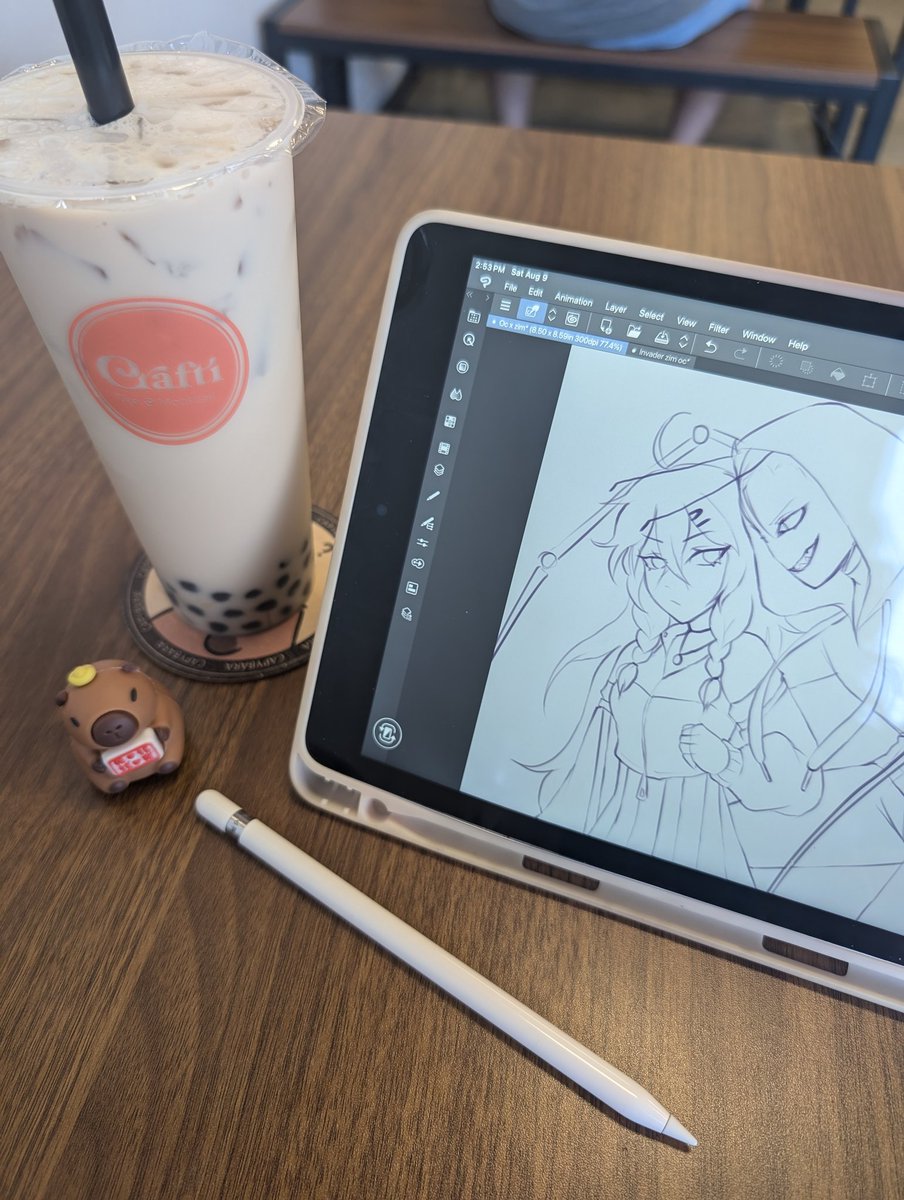 Boba and art ✨