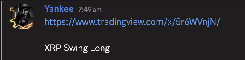 🚨 $XRP Swing Long 🚨

Just dropped the setup in the <a href="/Zenexistrading/">Zenexis</a> Discord 

Give me 15 RT and I’ll share it here
You don’t want to miss this one 🕘