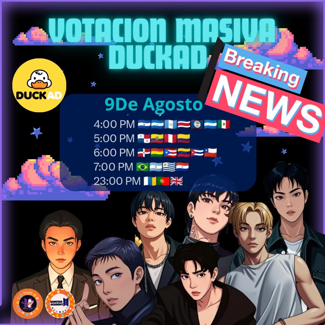 borazone7's tweet image. 💜 ARMY, hoy 9 de agosto vamos con todo.
La primera masiva será de 4:00 a 5:00 p.m. Hora de México 
Cada voto cuenta, y juntos haremos la diferencia. faiting!!