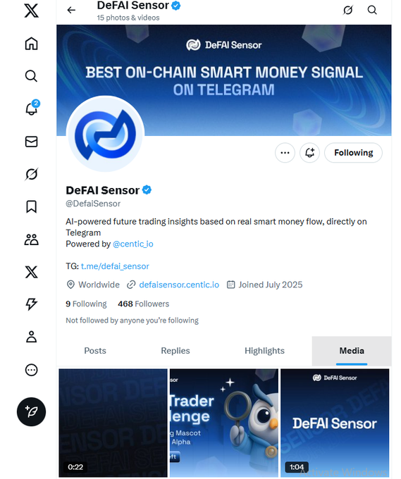 The Alpha tweet media