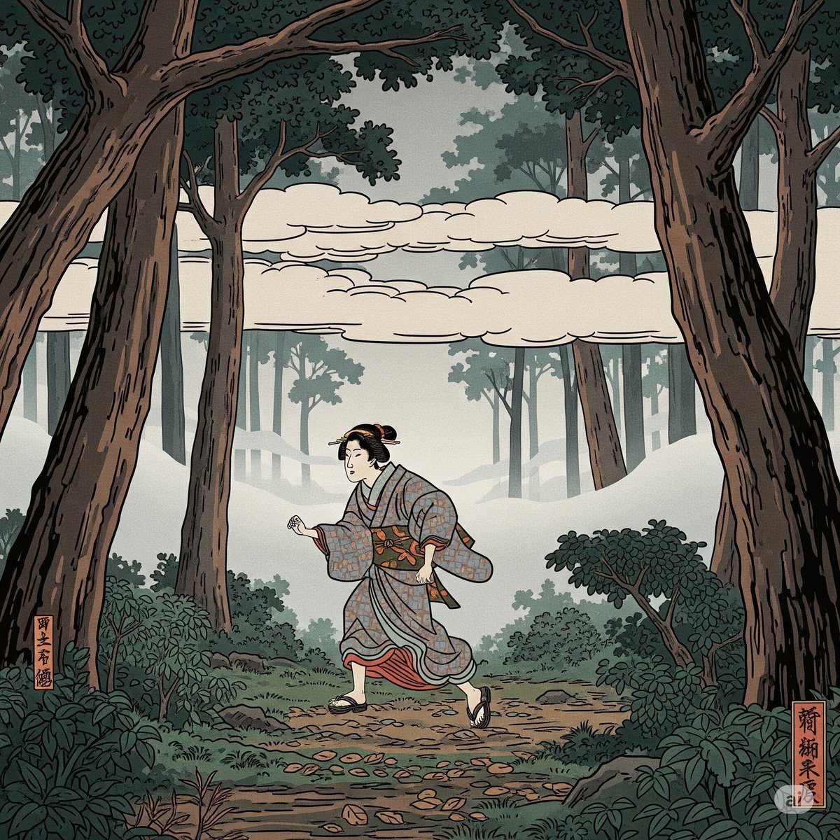 今朝は7km走った江戸庶民