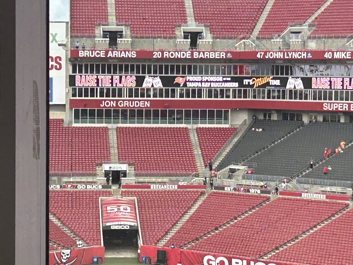 Rick Stroud (@nflstroud) on Twitter photo JON GRUDEN is back, officially, in the Bucs Ring of Honor. JON GRUDEN is back, officially, in the Bucs Ring of Honor.