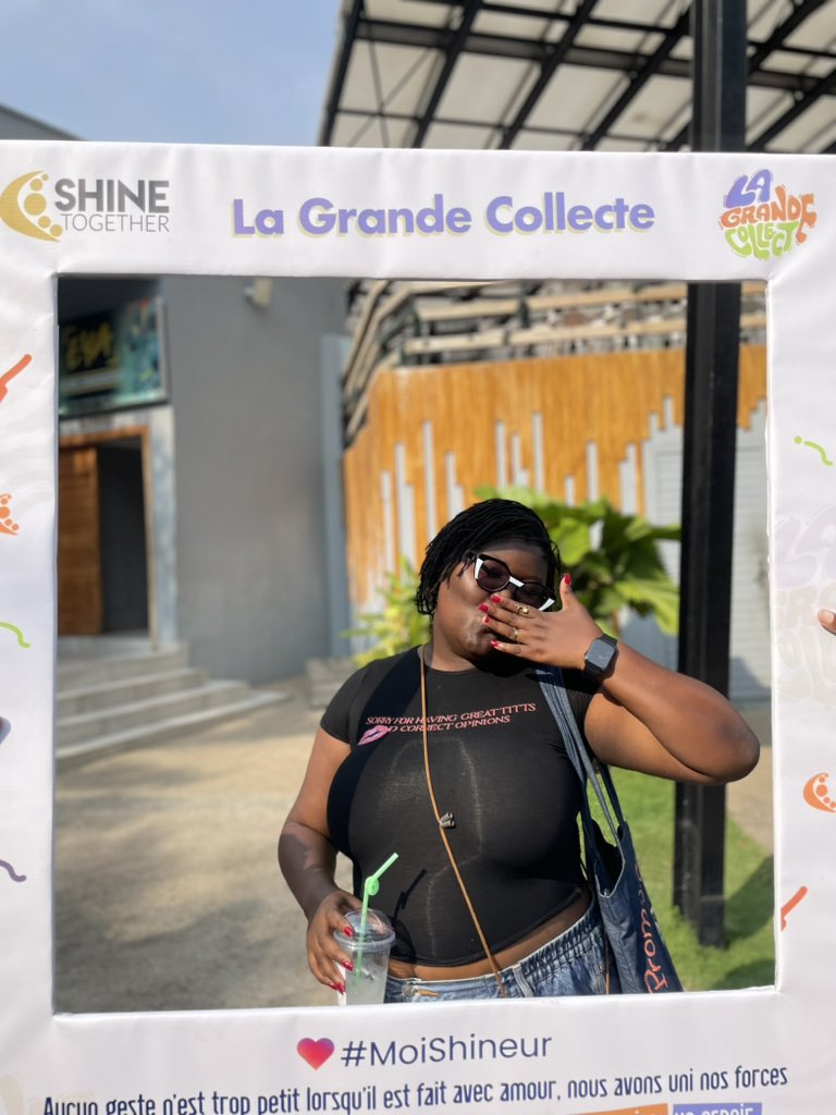 On sent que je suis heureuse d’être là !🤭