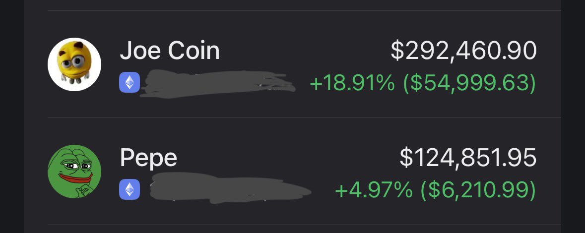 How many retweets is enough to swap the rest of my $PEPE for $JOE?

I'm thinking 100 retweets is fair