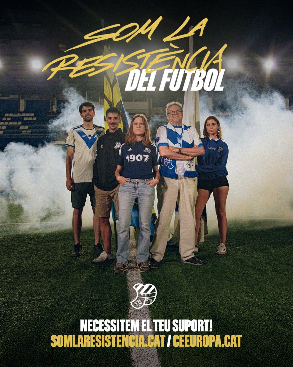 💙🤍  1.104 resistents  hem recaptat 224.280 € per defensar a l’Europa.

🤝 Gràcies per fer-ho possible.

Aquesta és la força d’una forma de veure el futbol, aquesta és la Resistència. 💪

#SomLaResistència