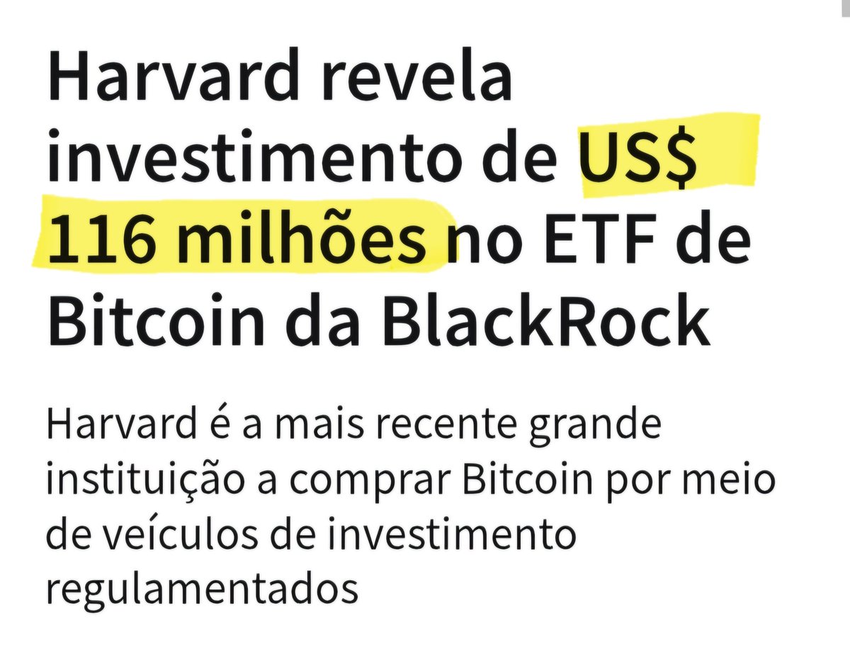 Cada um vai comprar no valor que MERECE 🤭 Harvard em 2018: É mais provável  que o Bitcoin atinja US$ 100 do que US$ 100.000 em uma década. Harvard em  2025: comprs