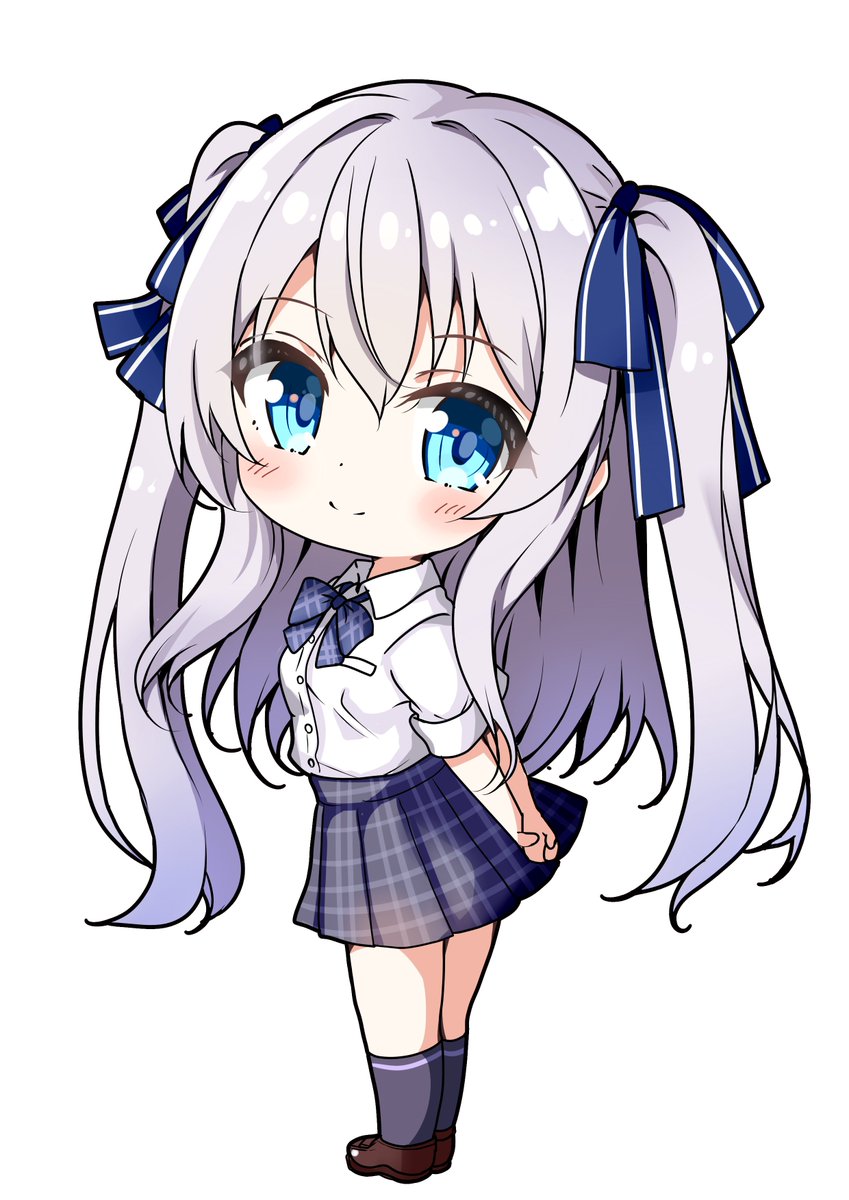 「表紙の銀髪ツインテールちゃんのデフォルメ」|火村 モリタカ＠/5月COMITIA144（B51a)/その次は神戸かわさき10のイラスト