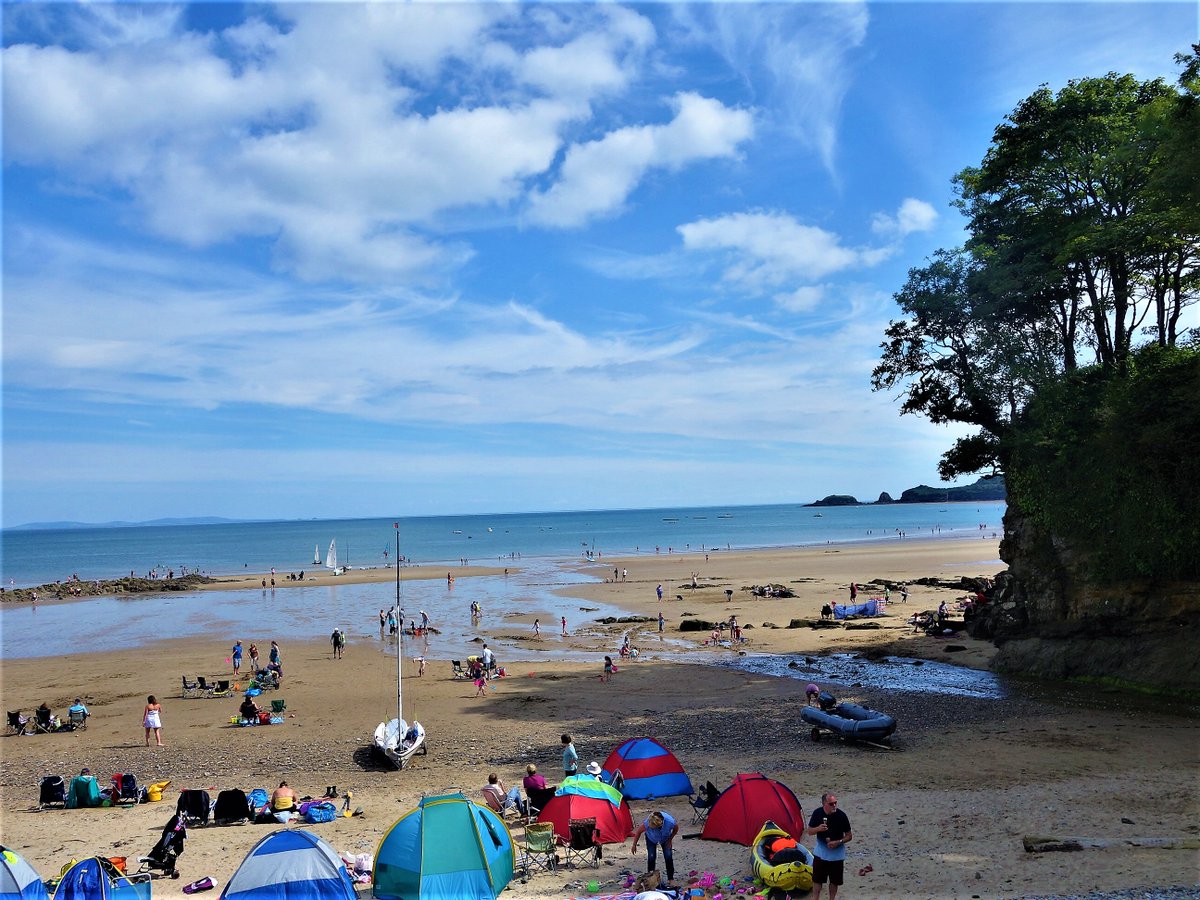 #Beachlife colour at Coppet Hall, Saundersfoot.
