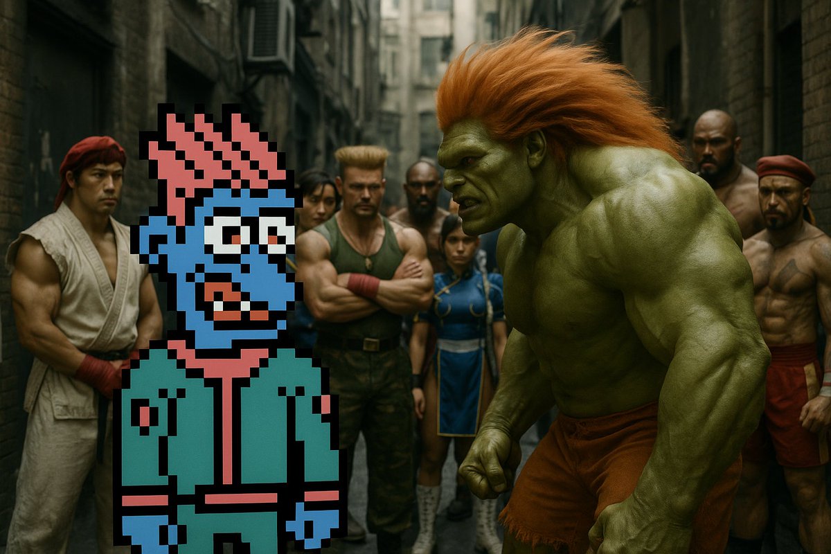It's 1991. Back alley casting for Street Fighter II.

Unbeknownst to Radical Dadical, he had to face his distant cousin Blanca. 'Twas a showdown like no other.

If only he hadn't tripped and fallen into an ant hill of white powder the night before, the course of history would not