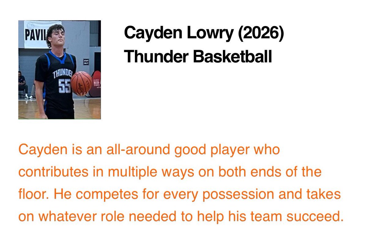 My evaluations for the <a href="/Elite40boys/">Elite 40 League (Boys)</a> I had an AMAZING time with e40 and my team this year! excited for my upcoming school ball season at Heritage Highschool in Ringgold Georgia!