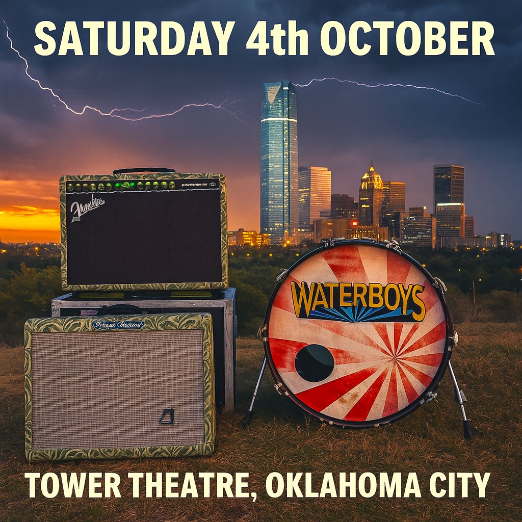 #TheWaterboys will wind up what is sure to be an amazing North American tour in OKLAHOMA CITY at Tower Theatre on Sat 4th of October.  Come celebrate with them! Tickets at
prekindle.com/event/43977-th…