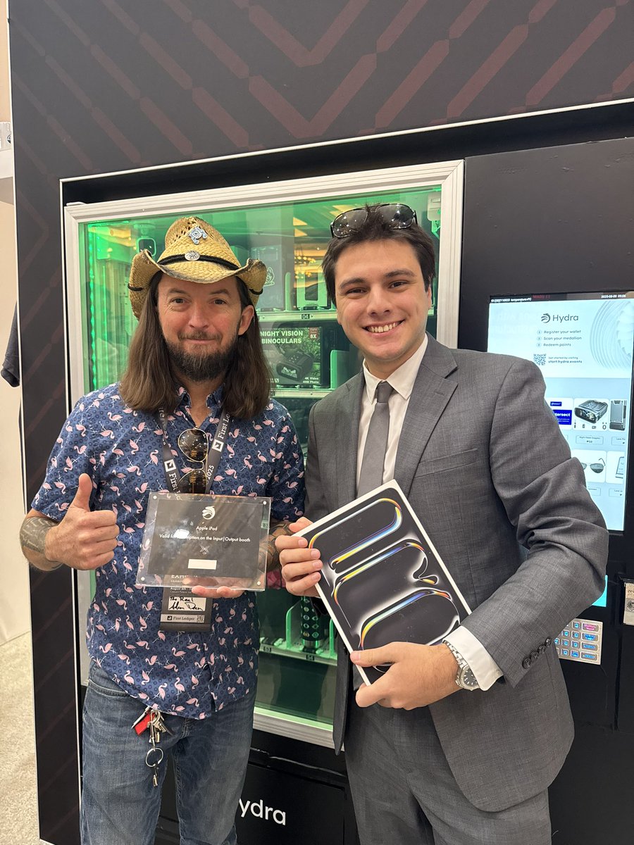 Mauro Andreoli || Cardano Ambassador (@mauroandreolia) on Twitter photo Let me tell you how Hydra helped me win an iPad Pro at the <a href="/InputOutputHK/">Input Output @ Rare Evo</a> booth.
The Hydra vending machine at Rare Bloom was an excellent experience, and above all, a fun one.
After collecting points by visiting different booths and engaging with each of them, attendees can Let me tell you how Hydra helped me win an iPad Pro at the <a href="/InputOutputHK/">Input Output @ Rare Evo</a> booth.
The Hydra vending machine at Rare Bloom was an excellent experience, and above all, a fun one.
After collecting points by visiting different booths and engaging with each of them, attendees can