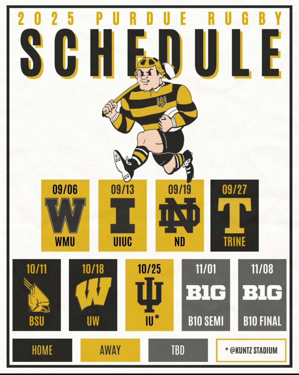 The Boilermakers 2025 schedule has arrived.

#BoilerUp🚂