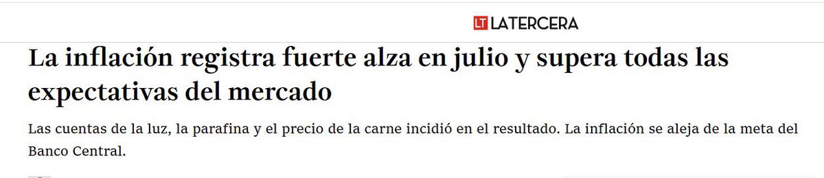 Mientras Boric dice que todo está bien, los chilenos enfrentan alzas en la luz, el pan, la bencina y el dólar. La inflación no es un accidente: es el resultado de un modelo fracasado, sin rumbo ni control. Chile ya no resiste más improvisación.