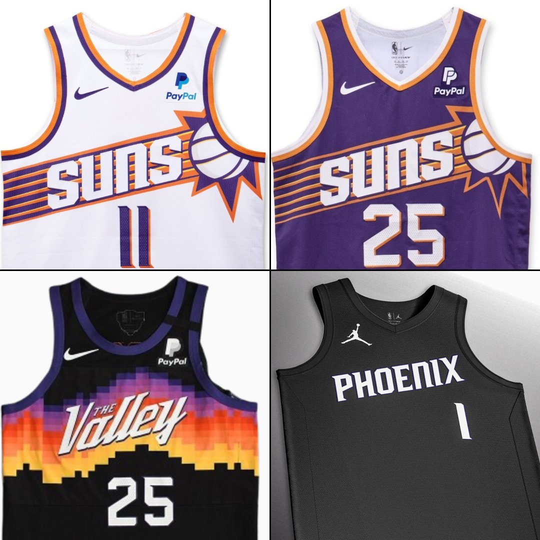 nba suns the valley jersey