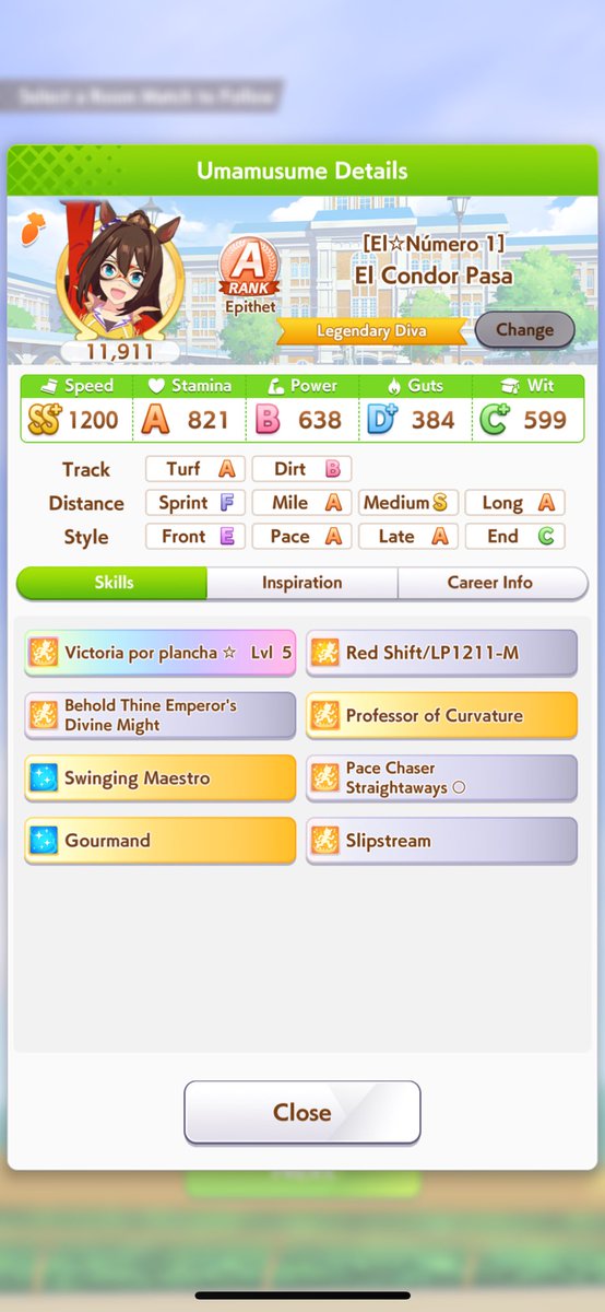 I’ve finally found a decent El to be my Ace for CM. But I know I can get a better version. She’s winning about 70% of her CM Scrims. #umamusume I know the Doc says to avoid her, but I couldn’t let it slide man. If you like an Uma, see her win. :) #CMPrep