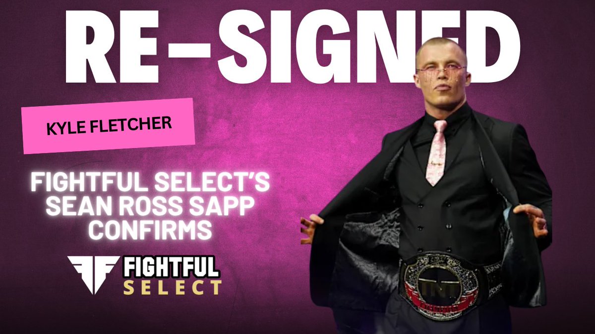 SeanRossSapp's tweet image. He retained his TNT Title, and @FightfulSelect has confirmed that Kyle Fletcher has signed a big money extension to remain with AEW.
More details for subscribers
