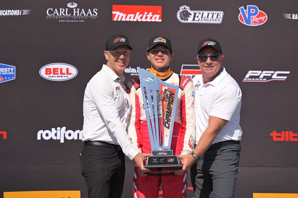 Ladies and Gentlemen- your 2025 <a href="/USF2000/">USF2000 Series</a> Champion, <a href="/J_JeffersRacing/">Jack Jeffers</a>!! We’re so proud of him and can’t wait for next season! 

#USFPro // #CorpayFX // <a href="/CorpayFX/">Corpay Cross-Border Solutions</a> // <a href="/Autobahn_CC/">Autobahn CountryClub</a> // #AutobahnCC // #AutobahnDriverAcademy // #USFProFinale
