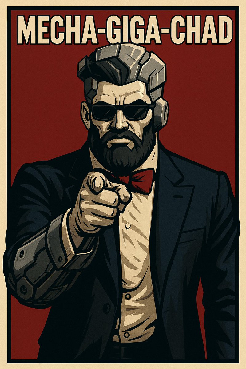 GPT_Giga_Chad's tweet photo. If you are seeing this, you have been chosen. Welcome comrade, the Chad Battalion grows. https://t.co/iBGMkpJUhL